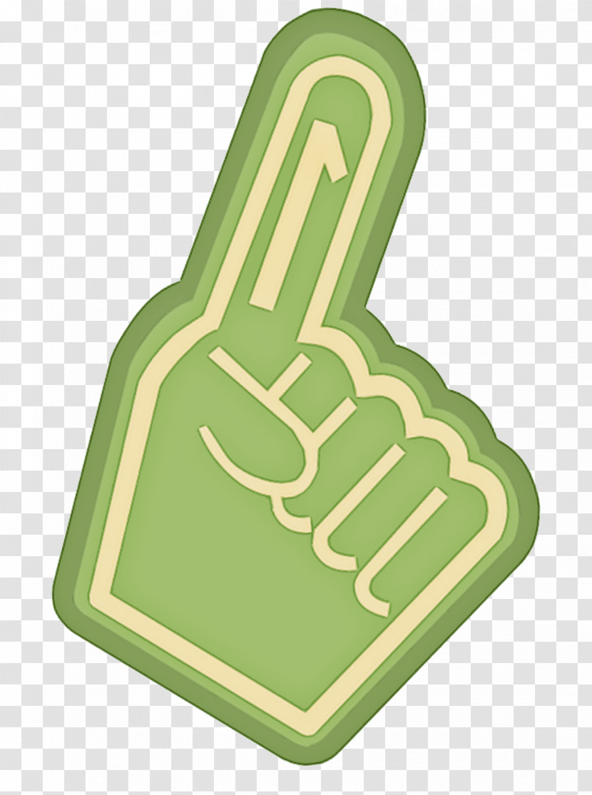 Green Hand Finger Thumb Gesture Transparent PNG