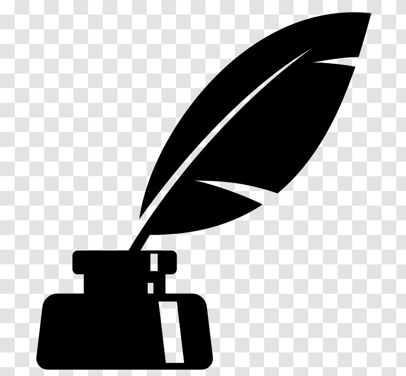 Paper Quill Inkwell - Pen Transparent PNG