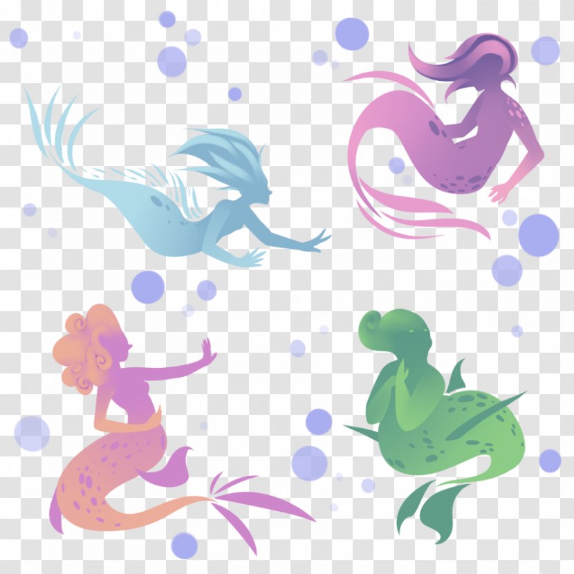 Mermaid Visual Arts Desktop Wallpaper Clip Art - Vertebrate Transparent PNG