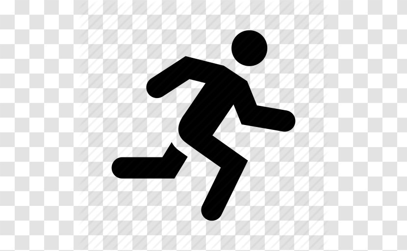 Running Person Clip Art - Logo - A Transparent PNG