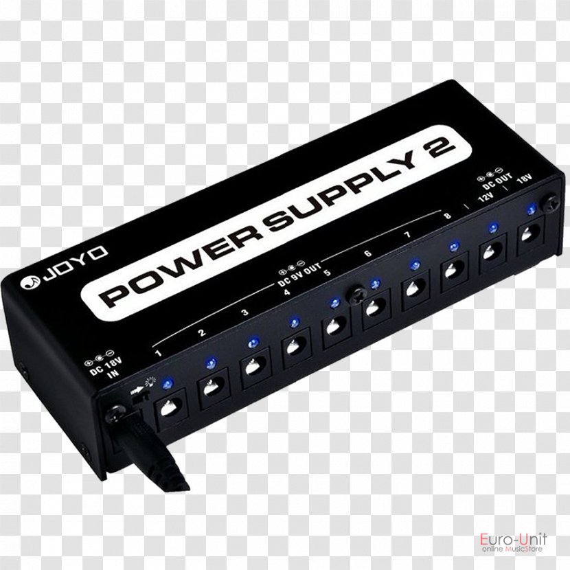 Power Converters Effects Processors & Pedals Mains Electricity JOYO JF-02 Ultimate Drive Electric - Alternating Current - Supply Unit Transparent PNG