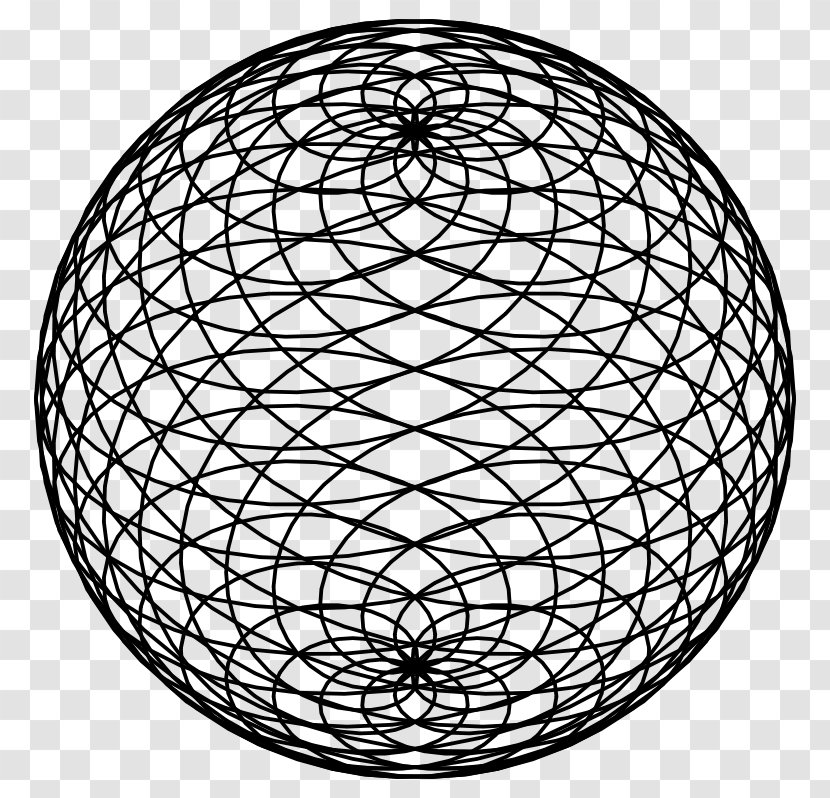 Website Wireframe Wire-frame Model Sphere Clip Art - Monochrome Transparent PNG