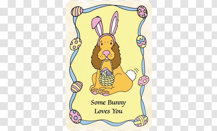 Rabbit Easter Bunny Hare Cartoon - Material - Yellow Transparent PNG