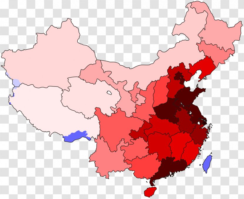 Manchuria China Proper World Map Population Density - Geography Of Transparent PNG