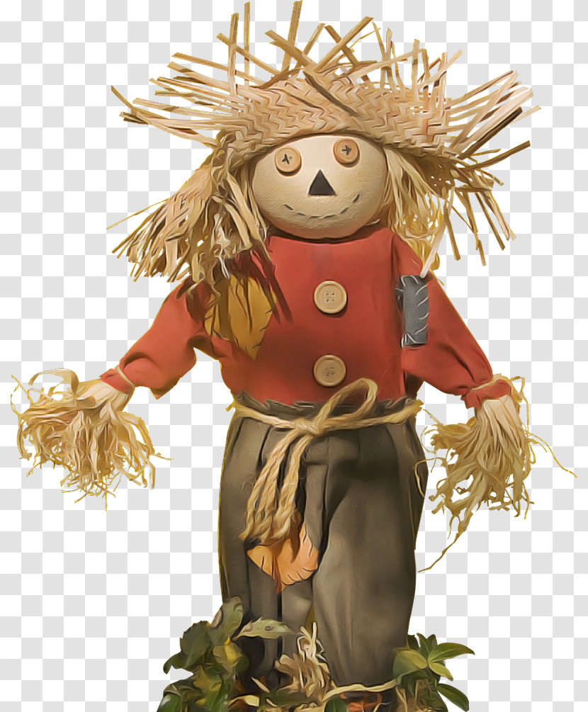 Scarecrow Cartoon Scarecrow Agriculture Plant Transparent PNG