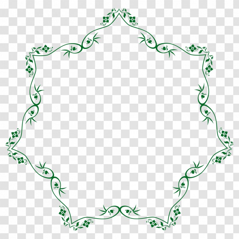 Flower Ornament Clip Art - Symmetry - Border Transparent PNG