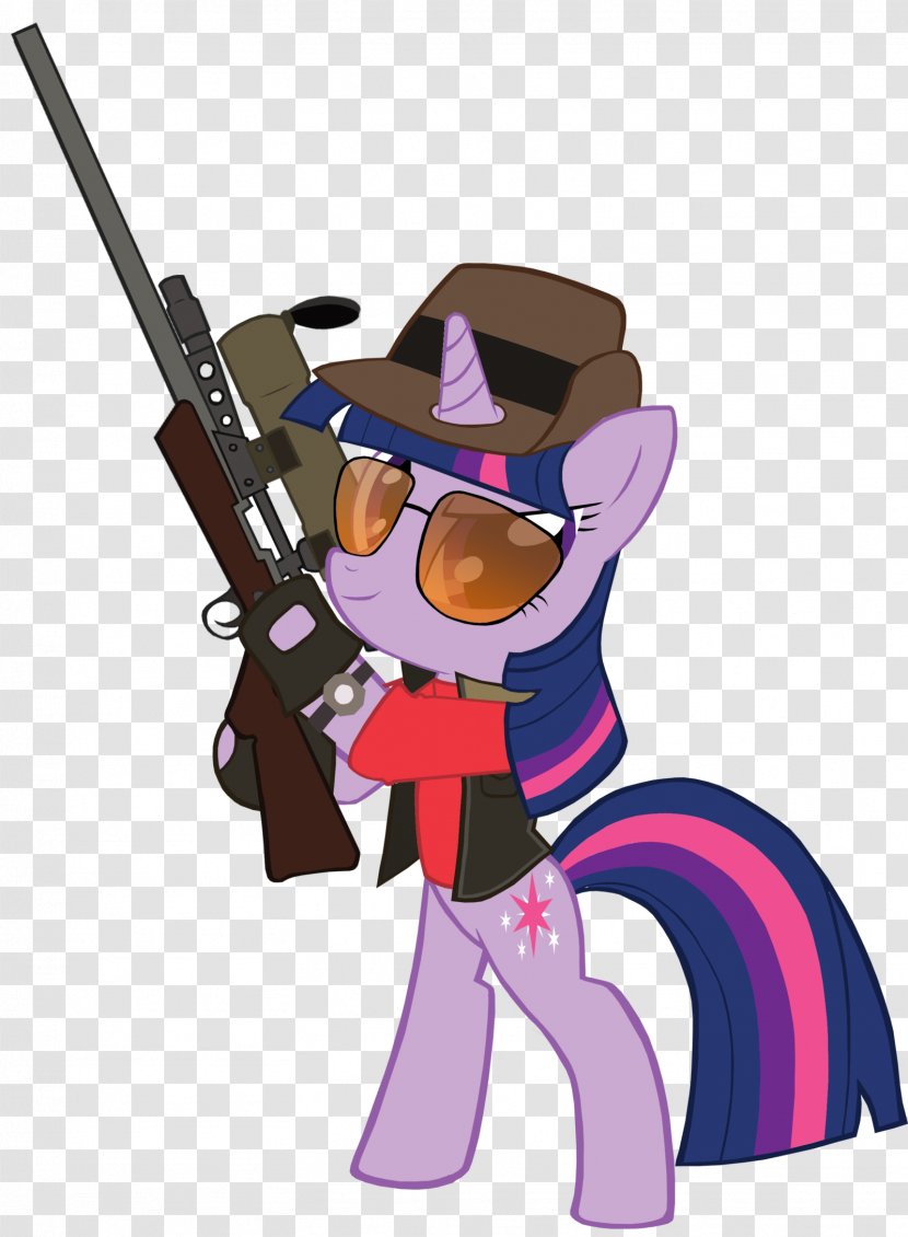 Twilight Sparkle Team Fortress 2 Rarity Sniper The Saga - Deviantart - My Little Pony Transparent PNG
