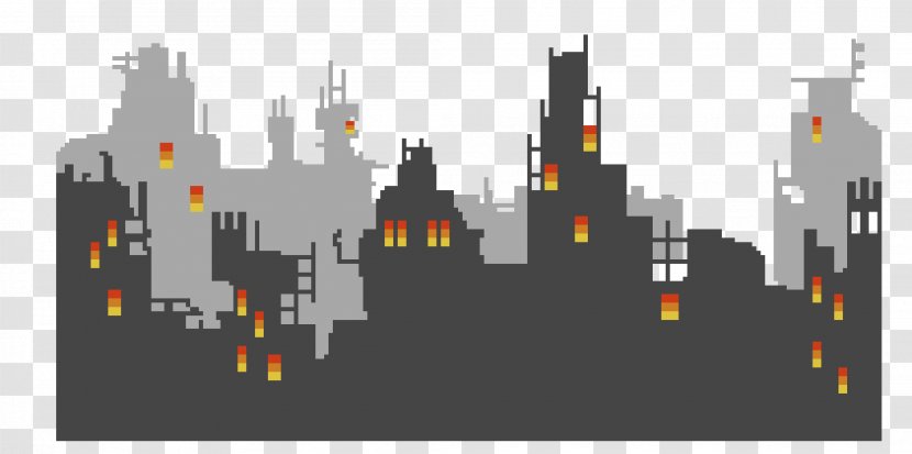 Pixel Art City The Of Argument: Western Civilization's Last Stand - Night Background Transparent PNG