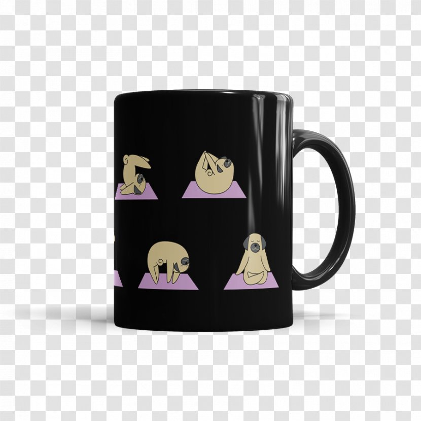 Mug Cup - Pug Yoga Transparent PNG