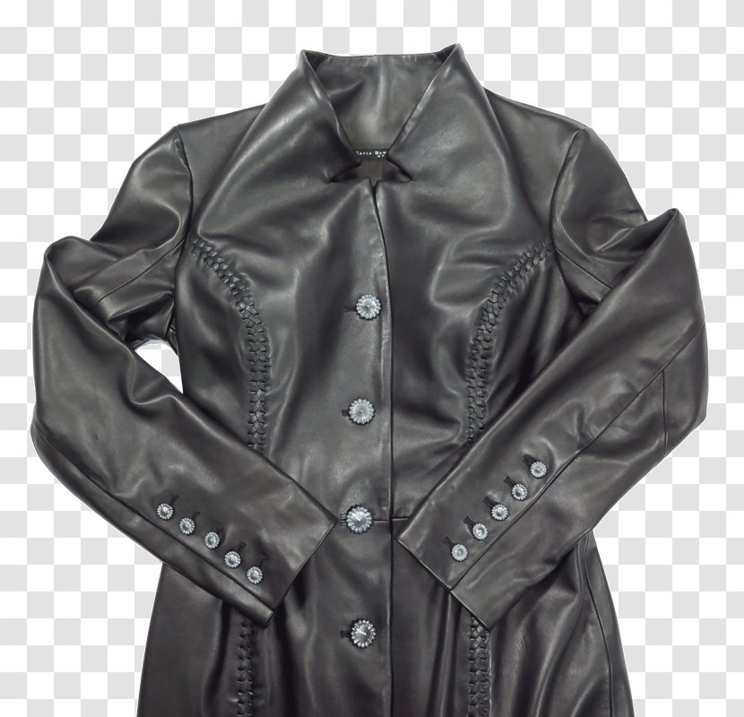 Leather Jacket Coat Sleeve - Textile - Windbreaker Mockup Transparent PNG