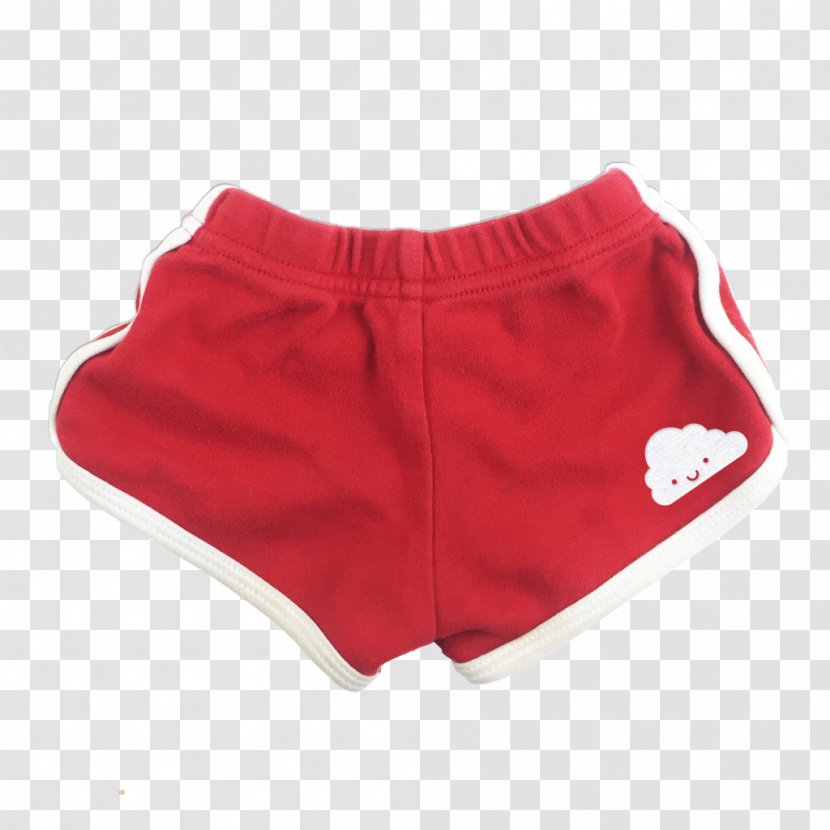 Underpants Running Shorts Clothing Briefs - Heart - Red Clouds Transparent PNG