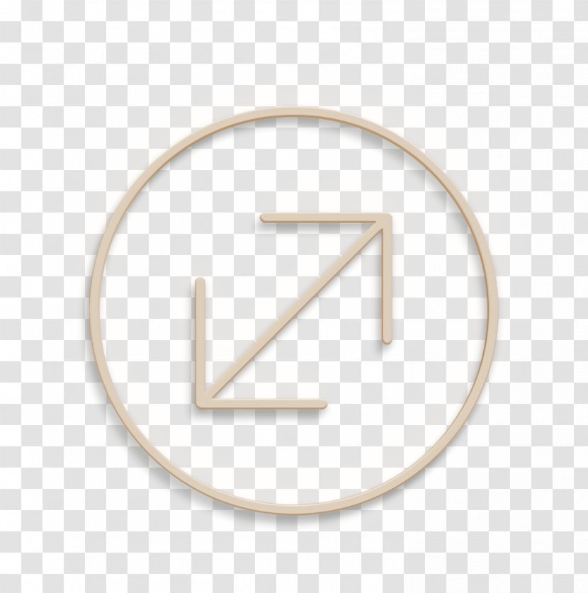 Arrow Icon Circle Direction - Thin - Logo Upright Transparent PNG