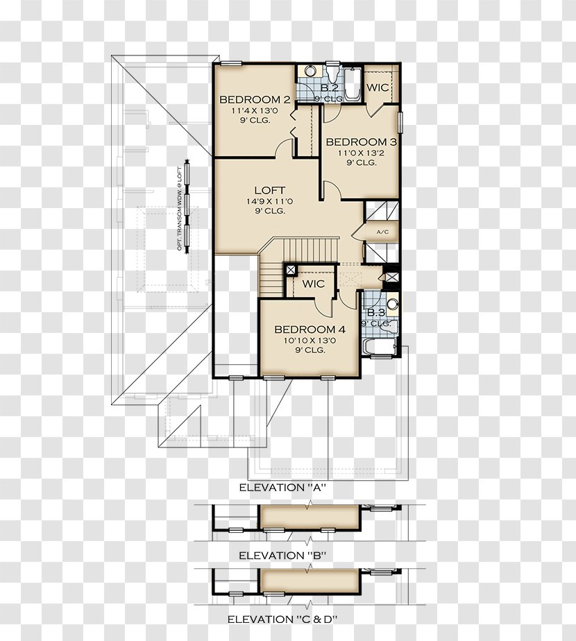 3D Floor Plan Park Square Enterprises, LLC House - Apartment Transparent PNG