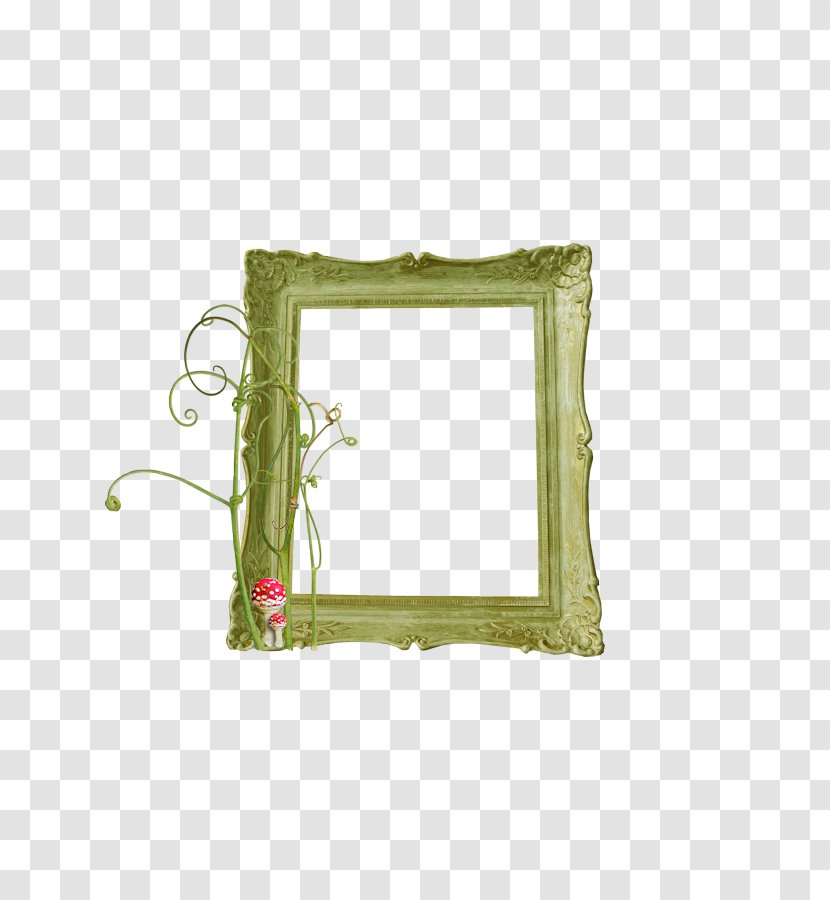 Picture Frames Green Rectangle - Frame Transparent PNG