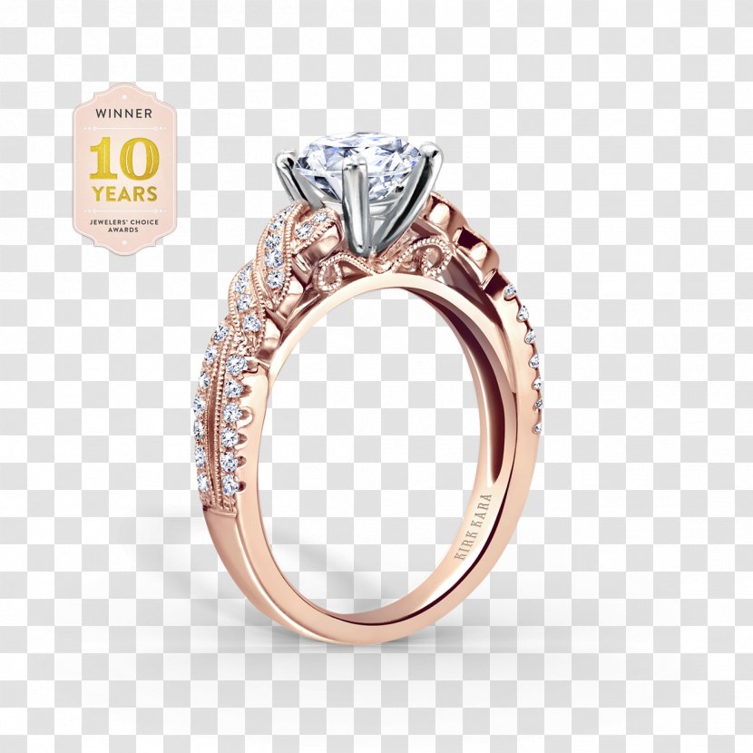 Engagement Ring Gold Wedding - Cubic Zirconia Transparent PNG