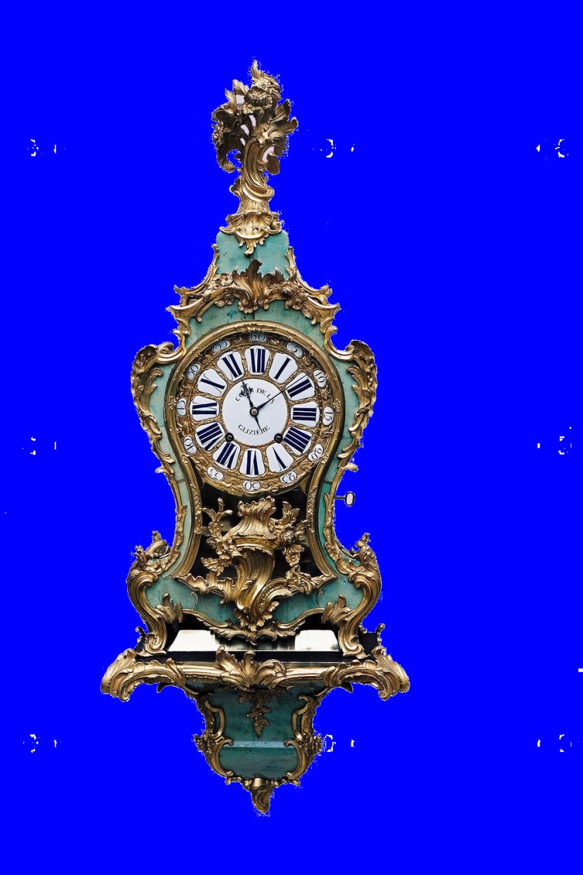18th Century Vernis Martin Louis Quinze Cartel Clock Bronze - Atelier Transparent PNG