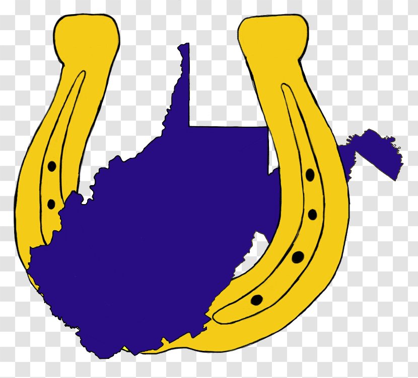 Flag Of West Virginia Map Clip Art - Royaltyfree - Picture Horse Shoe Transparent PNG
