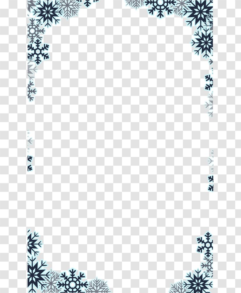 Snowflake - Snow - Border Transparent PNG