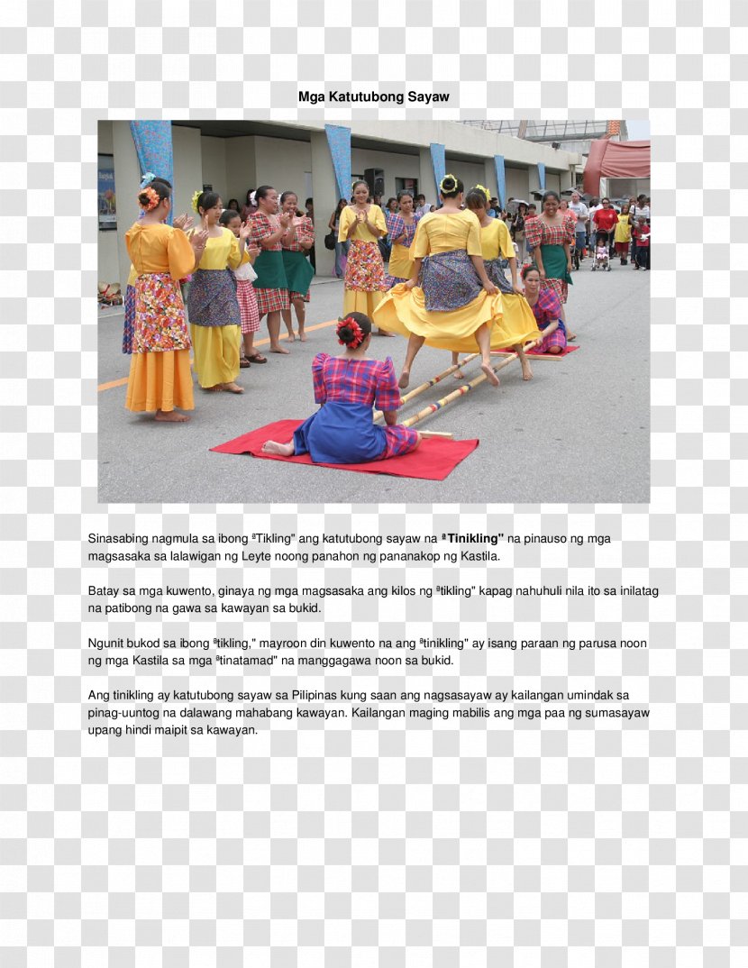 Philippines Tinikling Folk Dance Philippine - Pilipinas Transparent PNG