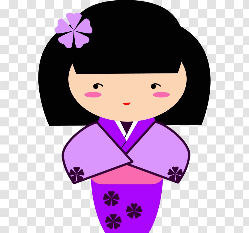 Drawing Clip Art - Silhouette - Kokeshi Dolls Transparent PNG