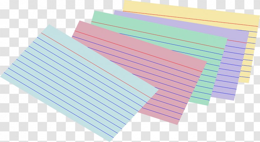 Paper Index Cards Clip Art - Printing - STATIONERY Transparent PNG
