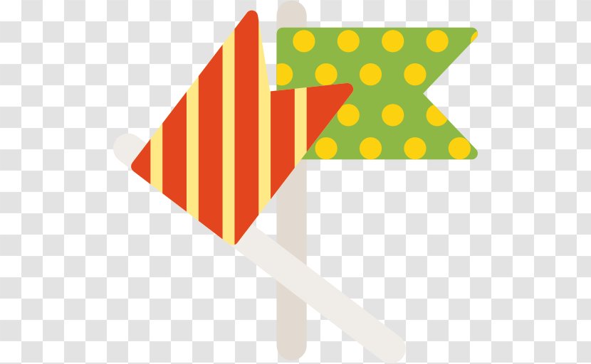 Flag - Yellow - Triangle Transparent PNG