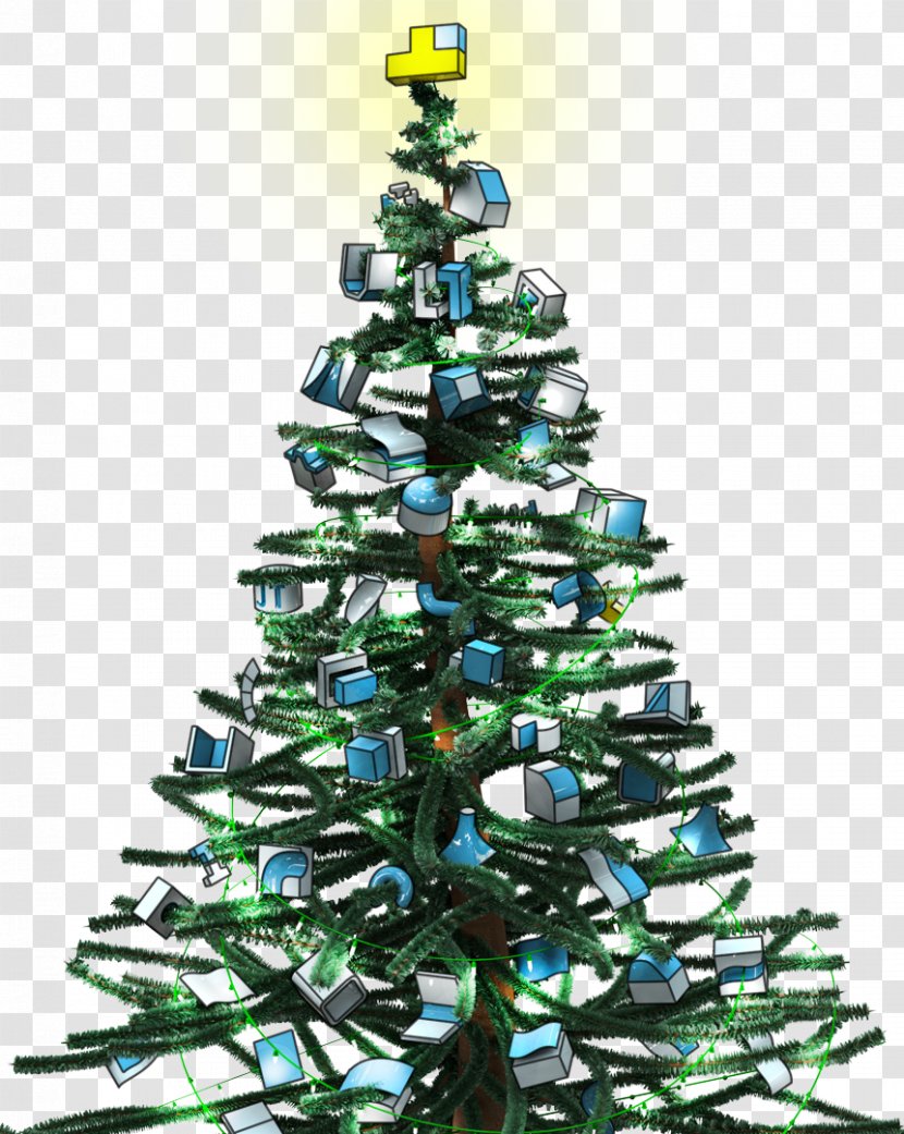 Christmas Tree Ornament Spruce Transparent PNG