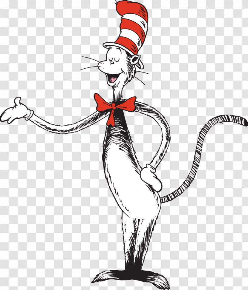 The Cat In Hat T-shirt Dr. Seuss's Beginner Book Collection Clip Art - Hand Transparent PNG
