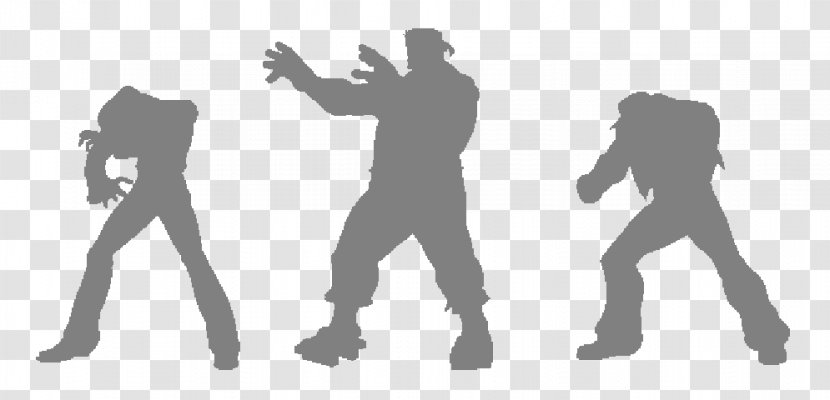 Silhouette Stepping Step Dance - Animation Transparent PNG