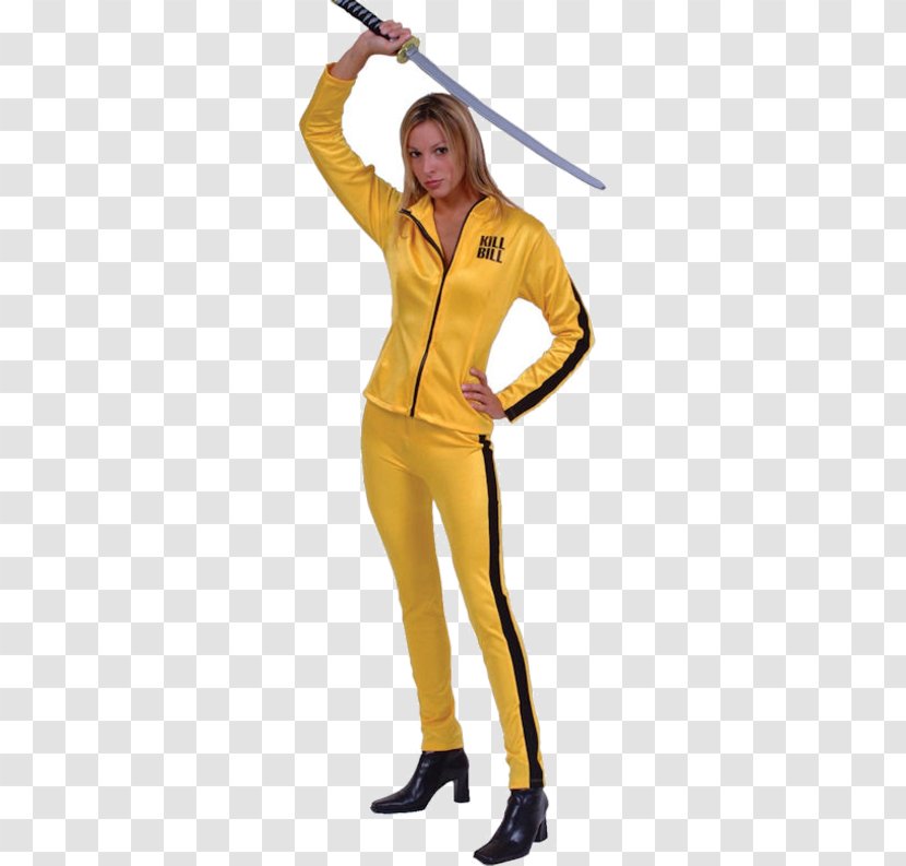 The Bride Kill Bill Costume Clothing - Yellow - Identity Cards Can Not Open Jokes Transparent PNG