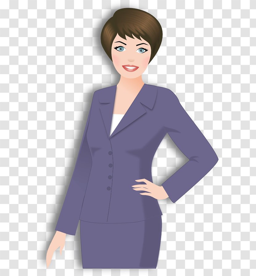 Businessperson Fashion Illustration - Watercolor - Business Woman Transparent PNG