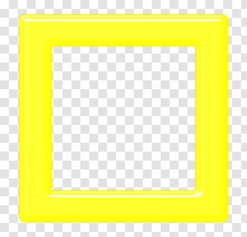 Line Picture Frames Angle Font - Yellow - Free Licence Transparent PNG