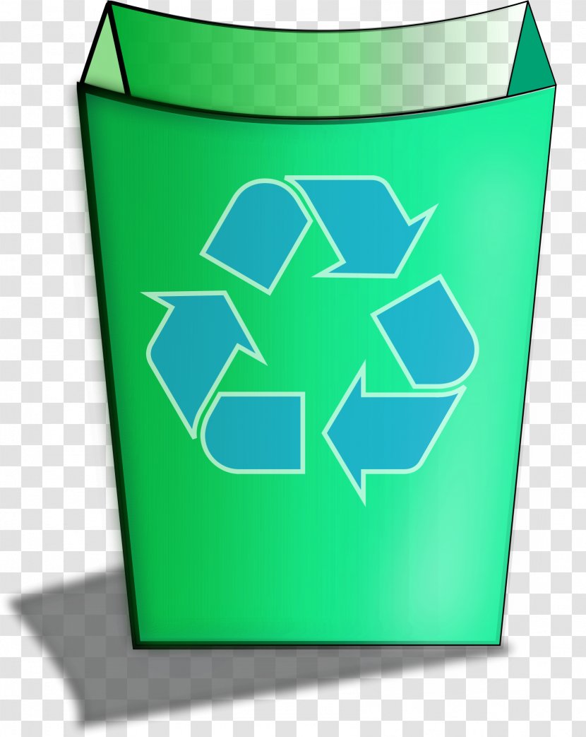 Recycling Bin Rubbish Bins & Waste Paper Baskets Green Clip Art - Renewable Resource - Recycle Transparent PNG