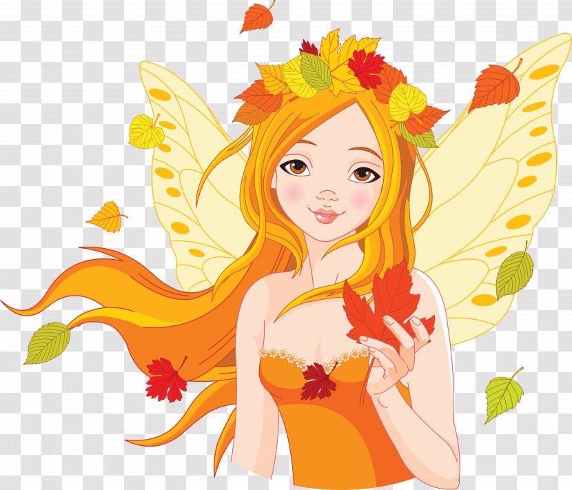 Autumn Fairy Clip Art - Royaltyfree - Women Day Transparent PNG