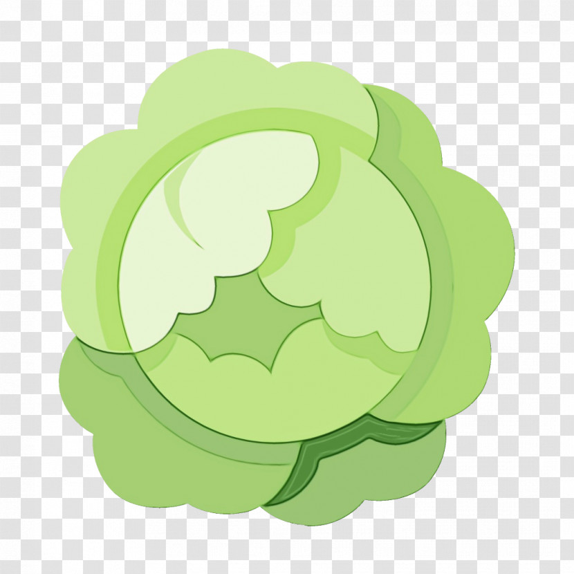 Green Leaf Plant Cloud Label Transparent PNG