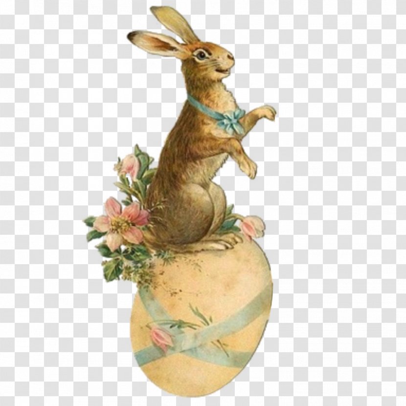 Hare Easter Bunny Rabbit Figurine Transparent PNG