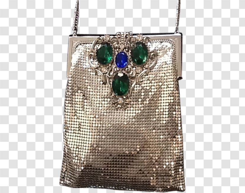 Handbag Metal Turquoise - Jewellery - Whiting Davis Transparent PNG