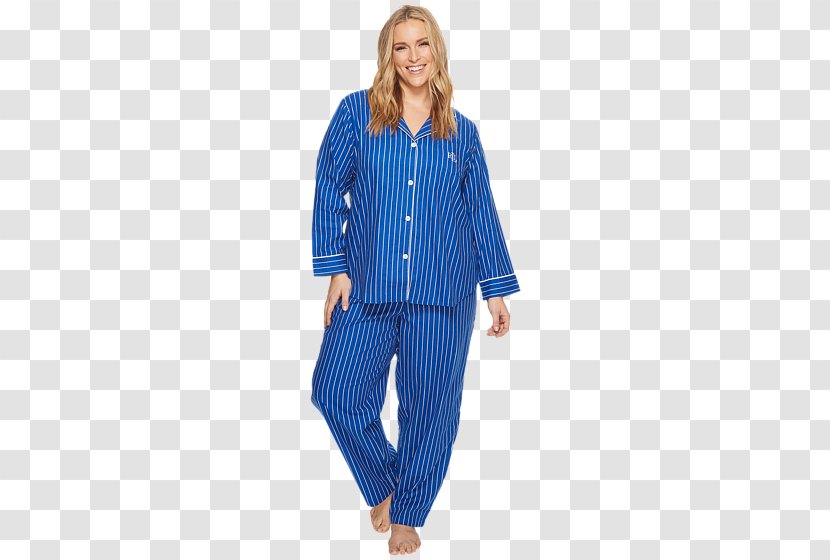 Robe Pin Stripes Pajamas Dress Sleeve - Plussize Clothing Transparent PNG