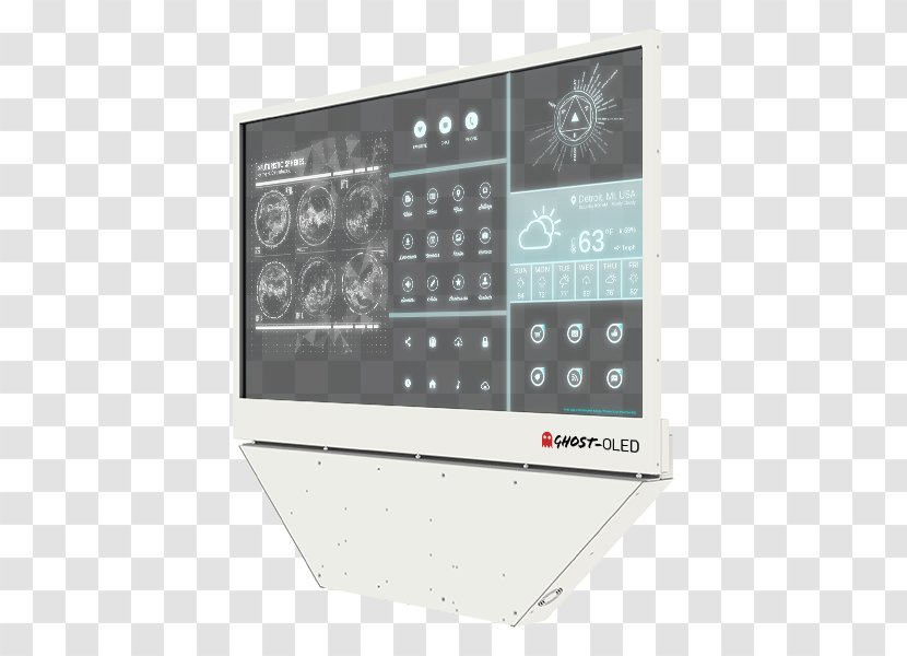 OLED Display Device Computer Monitors Laptop Electronic Visual - Projection Screens - Monitor Screen Transparent PNG