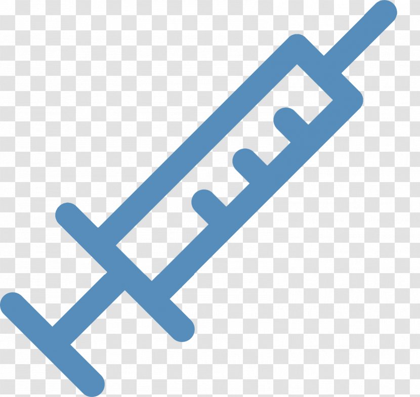 Syringe Hypodermic Needle Injection Clip Art - Insulin - Blue Transparent PNG
