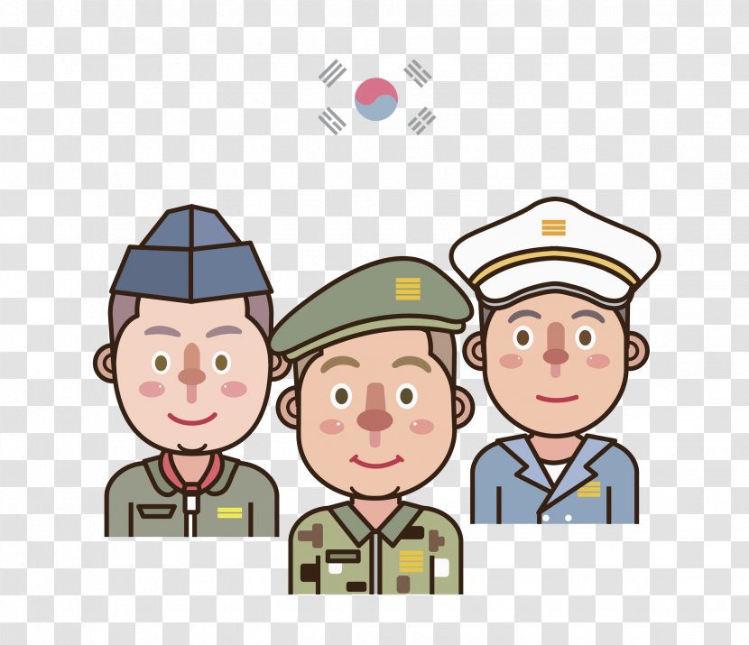 Troop Illustration - Happiness - Smiling Soldier Transparent PNG