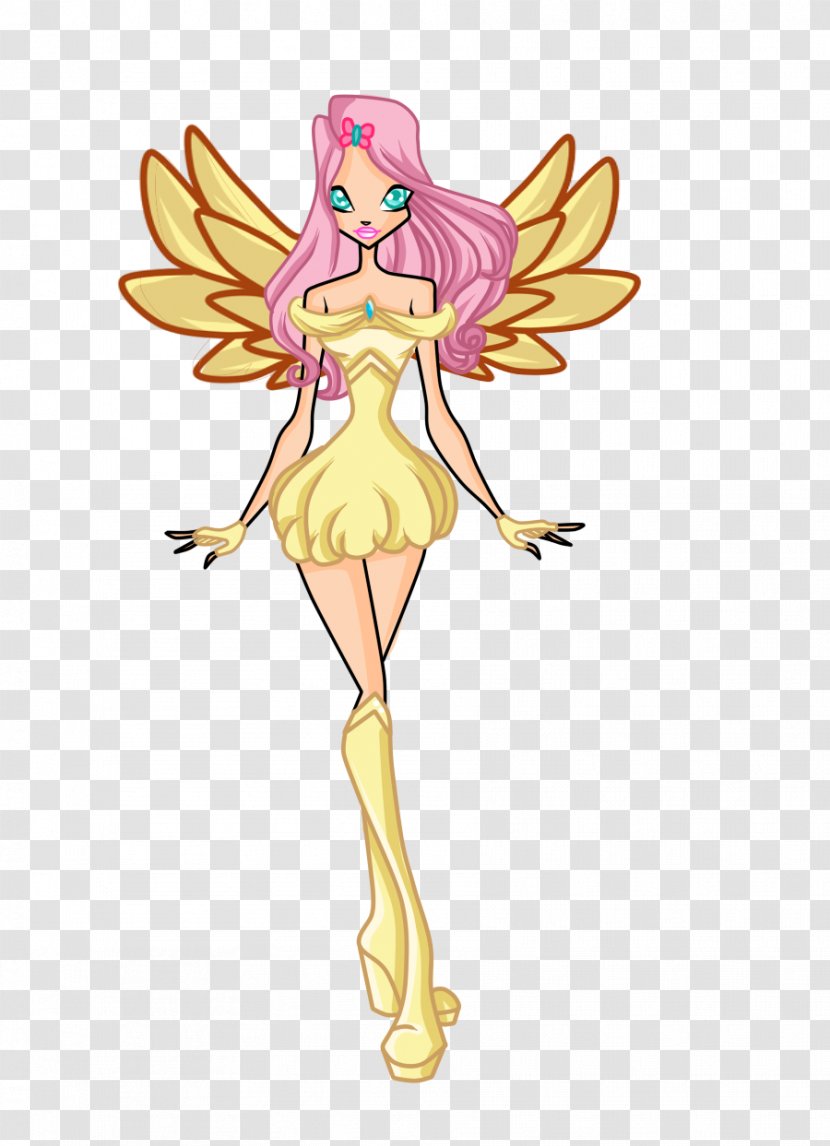 Musa Fluttershy Tecna Flora Roxy - Heart - Fairy Transparent PNG