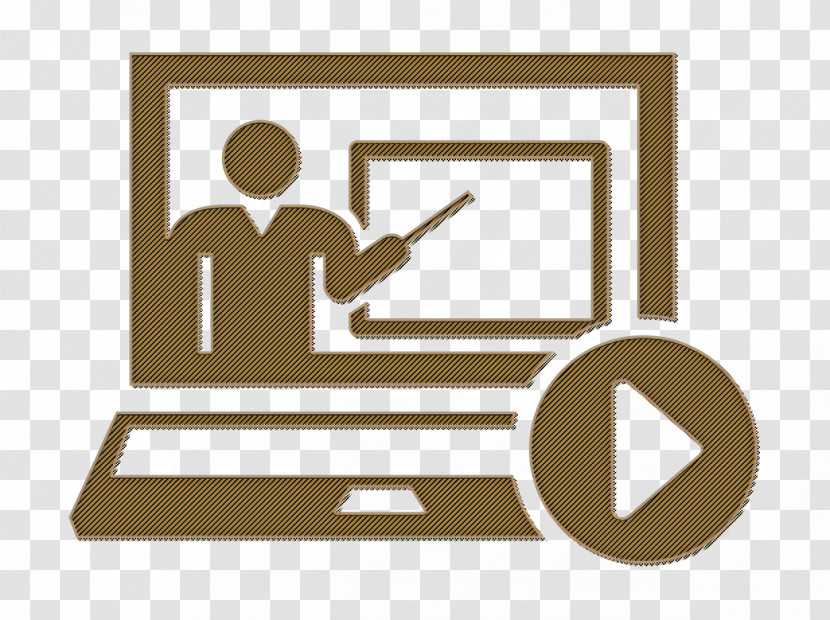 Educational Video Icon Education Icon Laptop Icon Transparent PNG