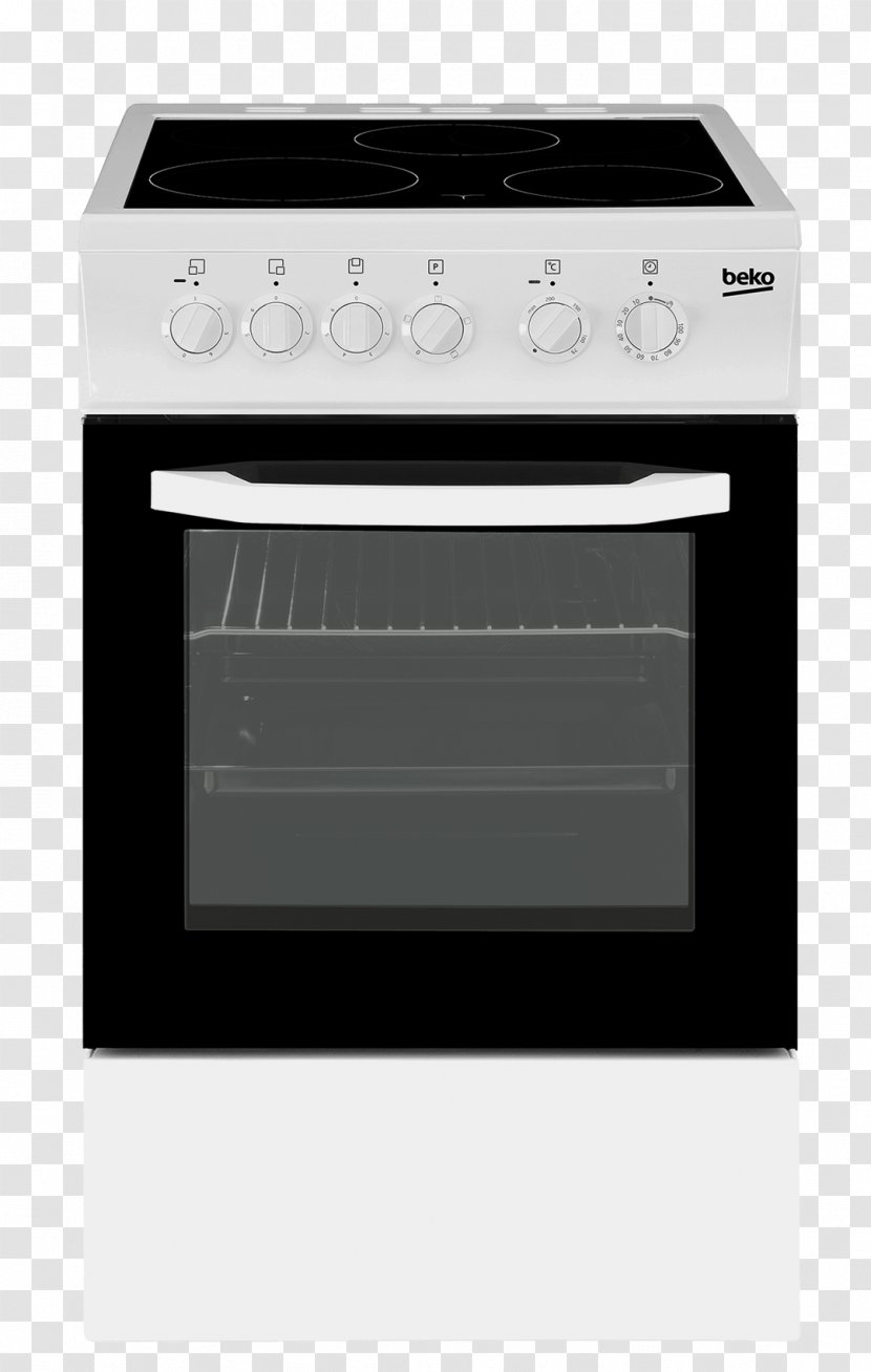 Electric Stove Cooking Ranges Beko CSS 57000 GW Gorenje - Home Appliance Transparent PNG