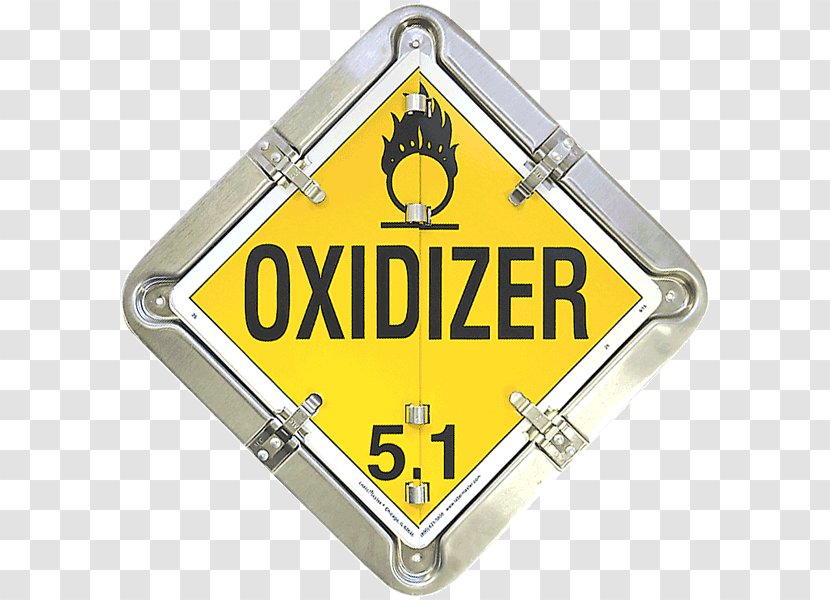 Dangerous Goods Placard HAZMAT Class 8 Corrosive Substances Sticker Label Transparent PNG