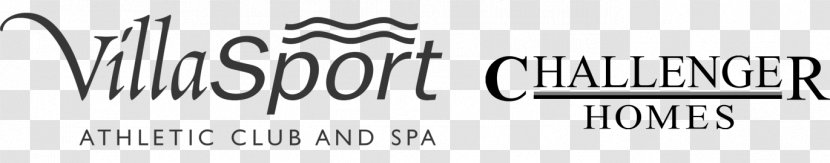 VillaSport Athletic Club And Spa Logo Coach - Black White - Watercolor Makeup Transparent PNG
