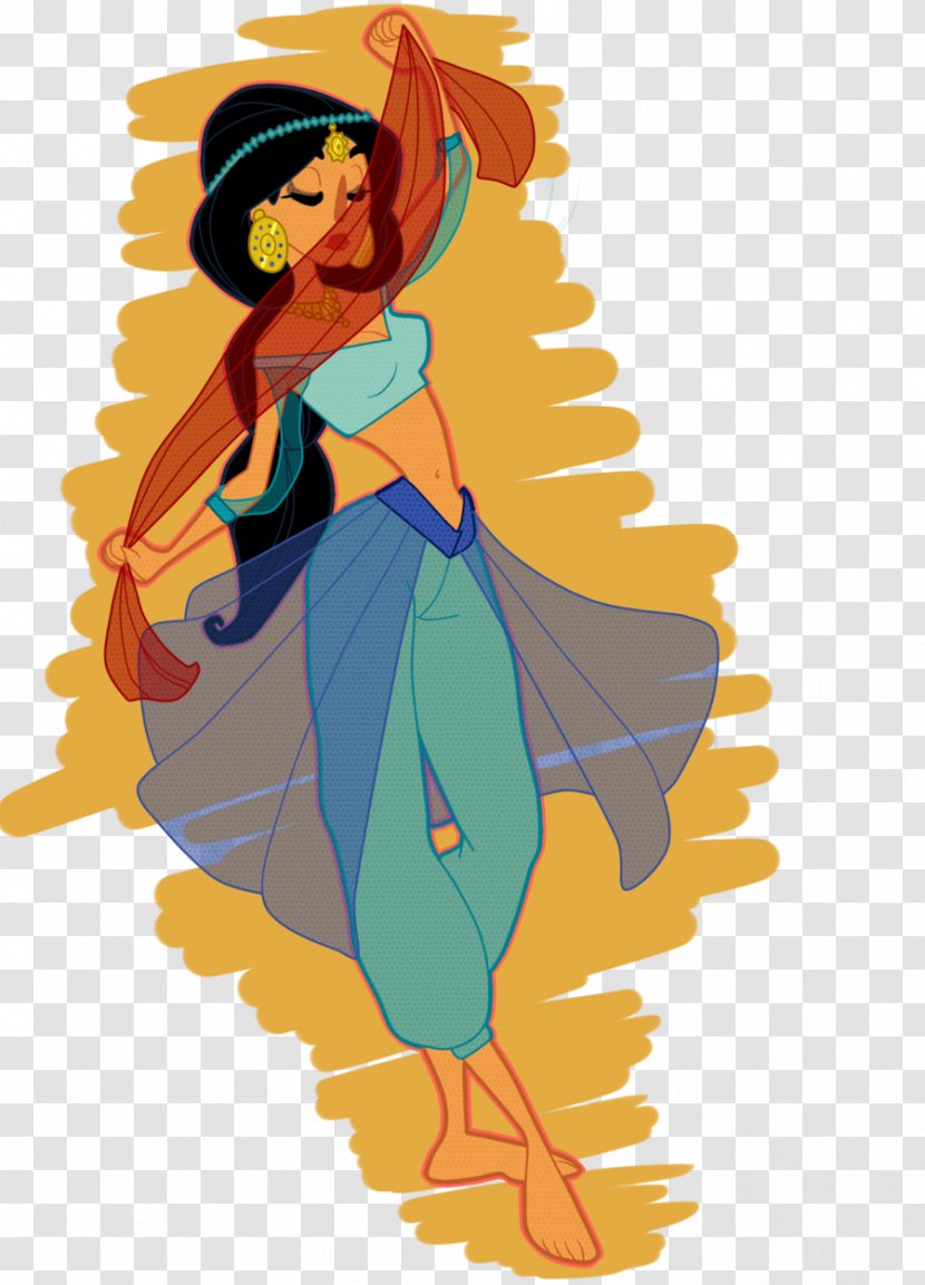 Princess Jasmine Rapunzel Art Tiana Jafar - Heart Transparent PNG