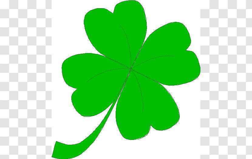 Ireland Saint Patricks Day Shamrock Four-leaf Clover Clip Art - Petal - Cloverleaf Cliparts Transparent PNG