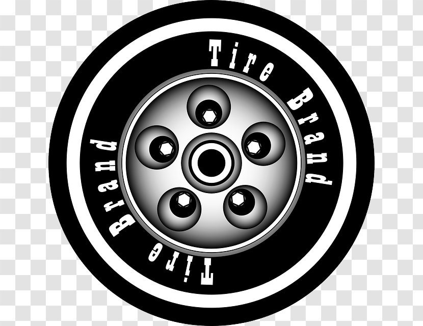 Car Tire Rim Clip Art - Logo - Ferris Wheel Transparent PNG