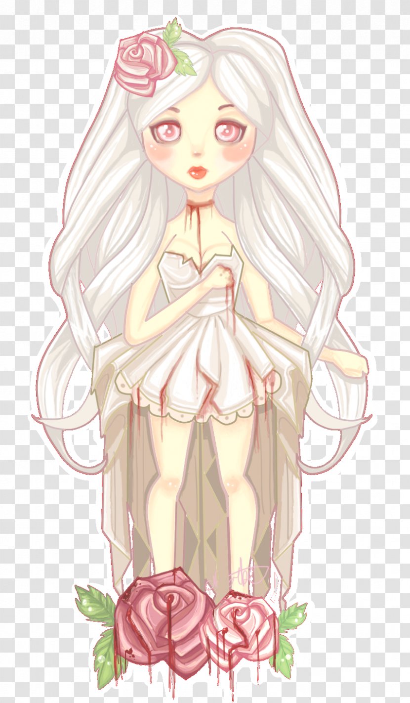 Fairy Doll Angel M Sketch - Watercolor Transparent PNG